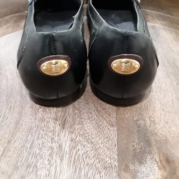 BCBGMAXAZRIA | Leather Square Toe Buckle Flats - Picture 3 of 5